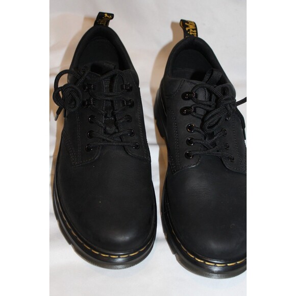 Dr. Martens REEDER Wyoming  Leather Utility Oxfords BLACK WOMEN 12 MEN 11 NEW - Picture 5 of 7